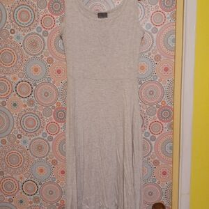 Olivia Rae Heather Gray Midi Dress